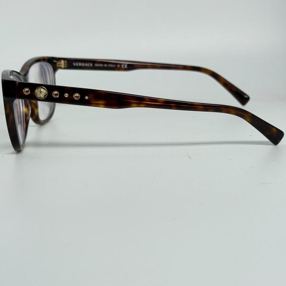 Versace Eyeglasses MOD. 3263B 108 Brown 52-17-140 Womens H17811 - Picture 2 of 7